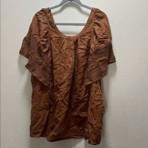 Old Navy Women's Rust Brown Blouse
